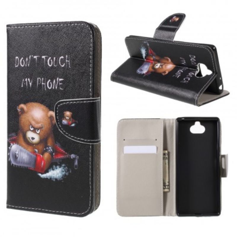 Flip Cover Sony Xperia 10 Farlig Bjørn