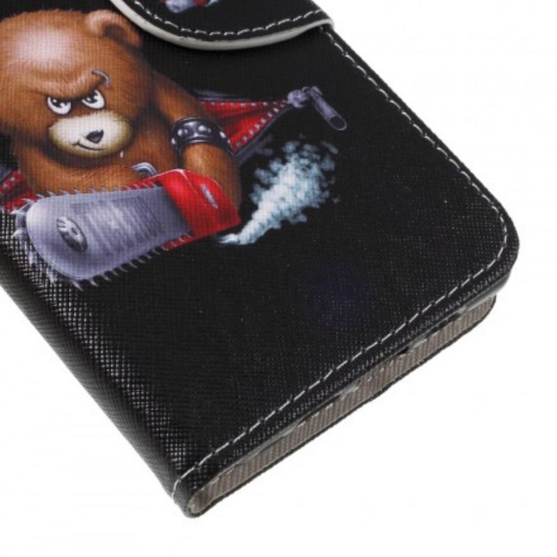 Flip Cover Sony Xperia 10 Farlig Bjørn