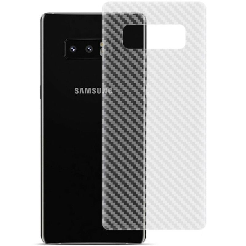 Bagbeskyttelsesfilm Til Samsung Galaxy Note 8 Carbon Style Imak