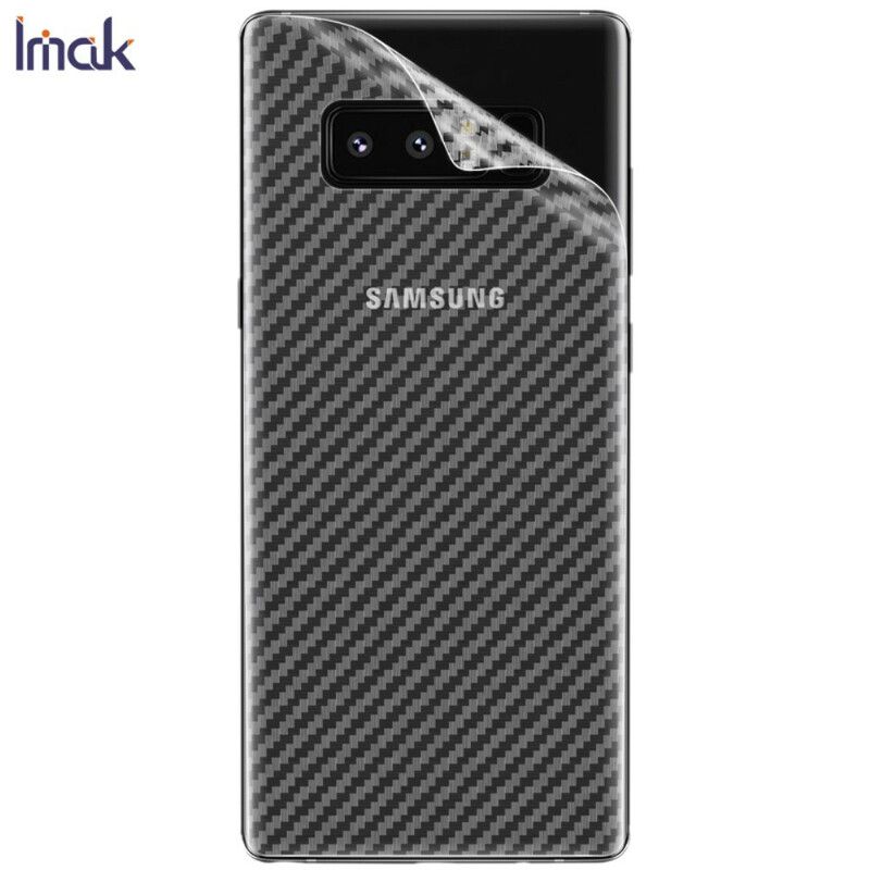 Bagbeskyttelsesfilm Til Samsung Galaxy Note 8 Carbon Style Imak