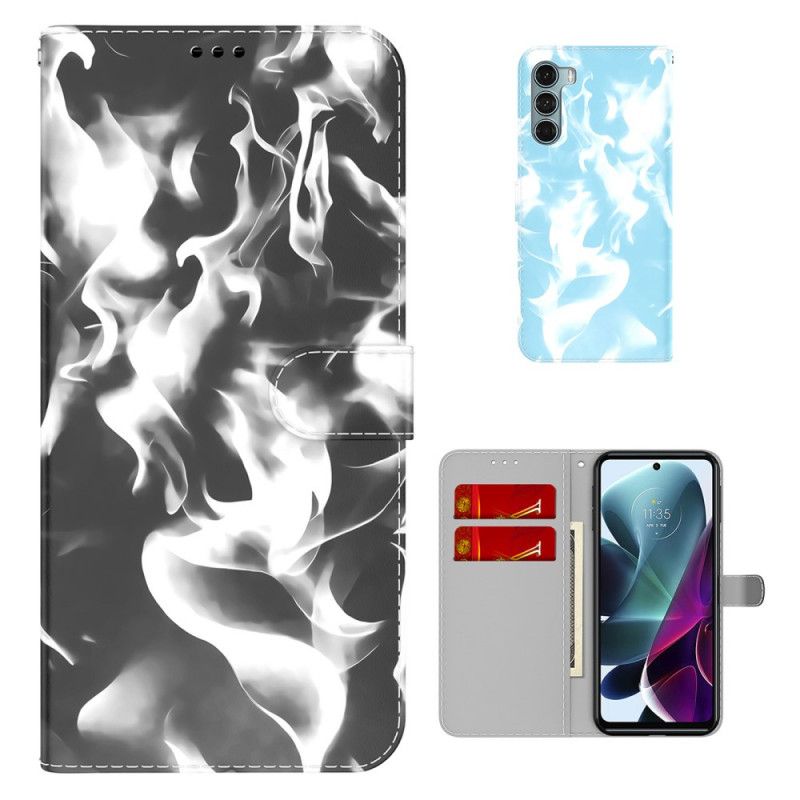 Flip Cover Moto G200 5G Abstrakt Mønster