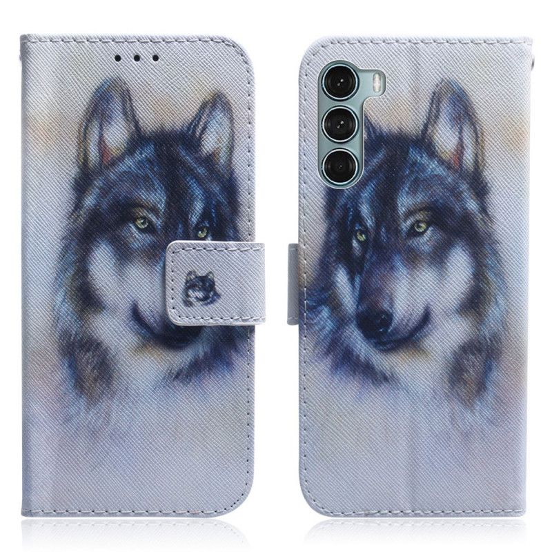 Flip Cover Moto G200 5G Hundeblik