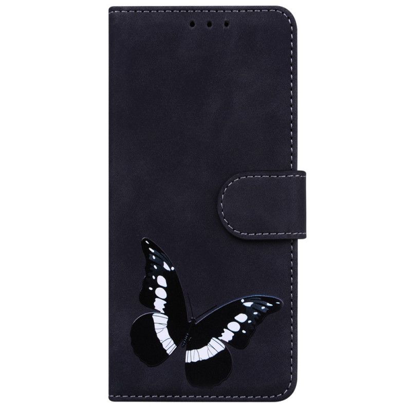 Flip Cover Moto G200 5G Sommerfuglens Hud-touch