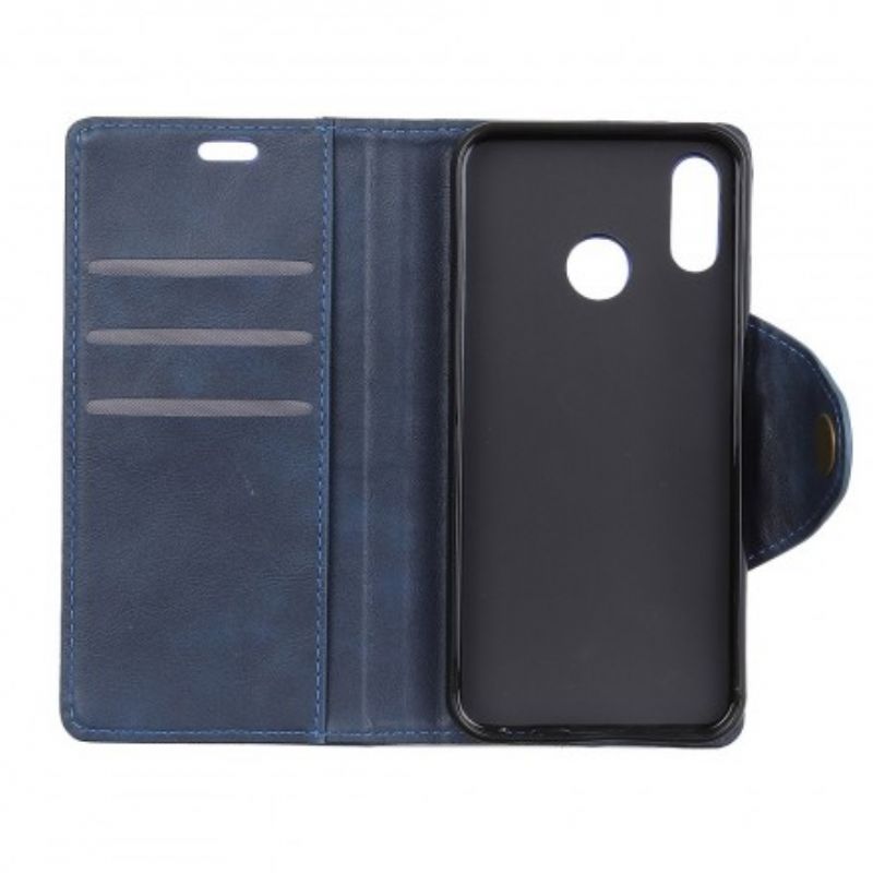 Flip Cover Huawei P Smart 2019 / Honor 10 Lite Vintage Knap I Kunstlæder