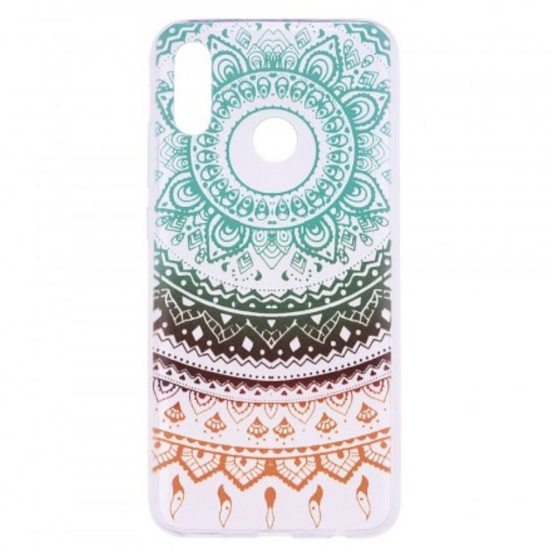 Mobilcover Huawei P Smart 2019 / Honor 10 Lite Farverig Sol Mandala