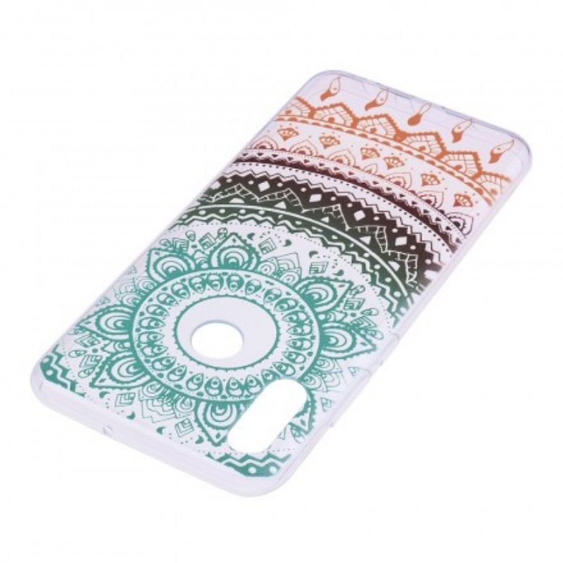 Mobilcover Huawei P Smart 2019 / Honor 10 Lite Farverig Sol Mandala