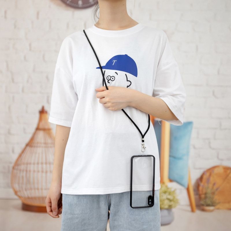 Cover Xiaomi Redmi 9A Hybrid Med Farvet Ledning