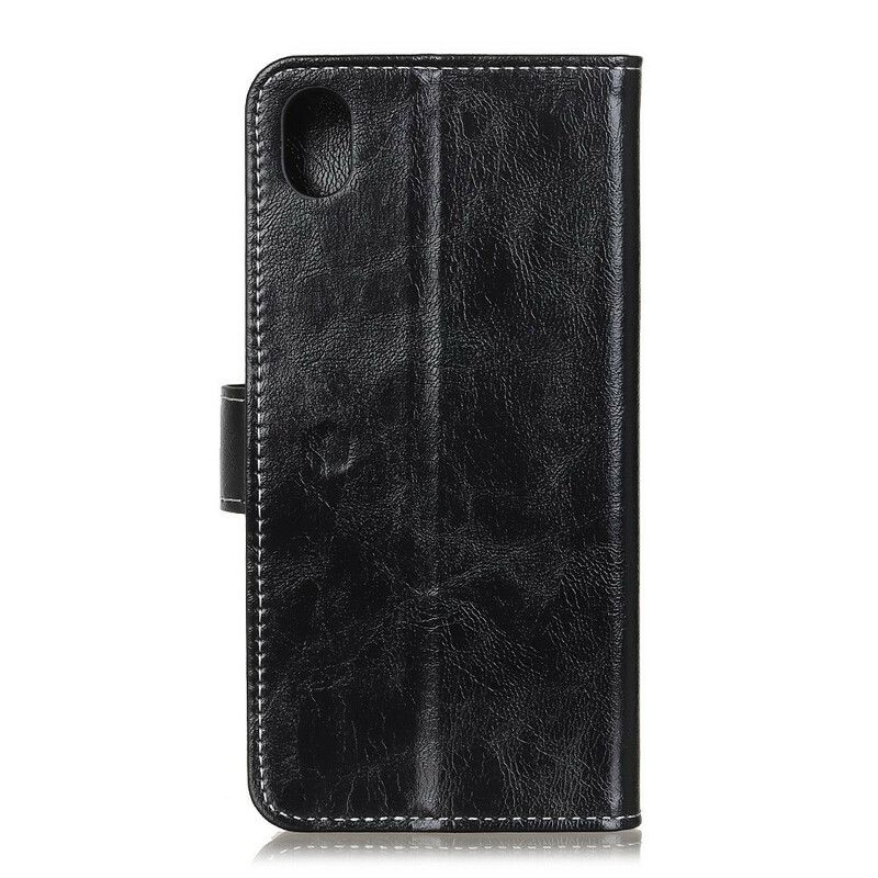 Flip Cover Xiaomi Redmi 9A Blanke Og Synlige Sømme