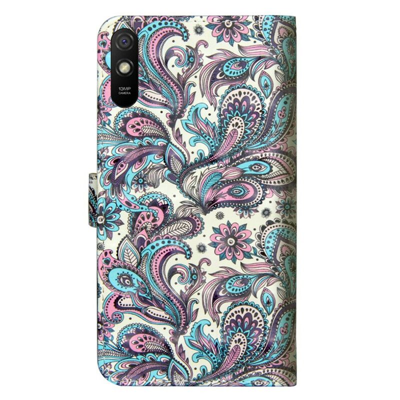 Flip Cover Xiaomi Redmi 9A Blomstermønstre