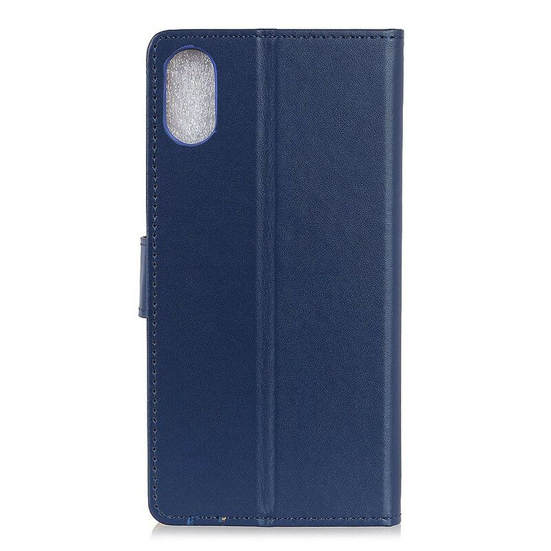 Læder Cover Xiaomi Redmi 9A Simpelt Kunstlæder