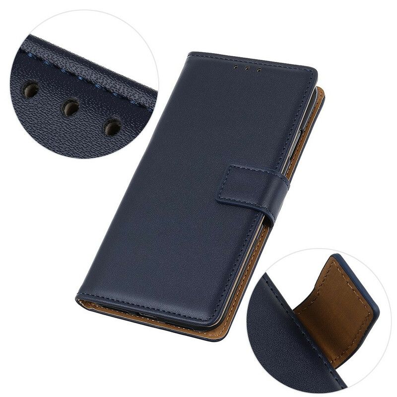 Læder Cover Xiaomi Redmi 9A Simpelt Kunstlæder