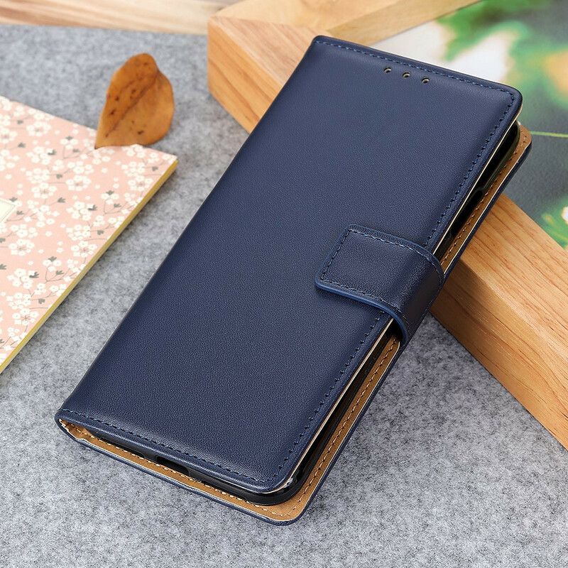 Læder Cover Xiaomi Redmi 9A Simpelt Kunstlæder