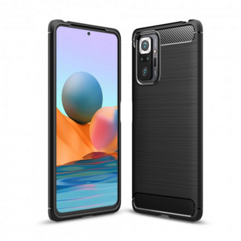 Cover Xiaomi Redmi Note 10 Pro Børstet Kulfiber