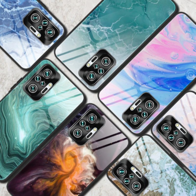 Cover Xiaomi Redmi Note 10 Pro Hærdet Glas Designfarver
