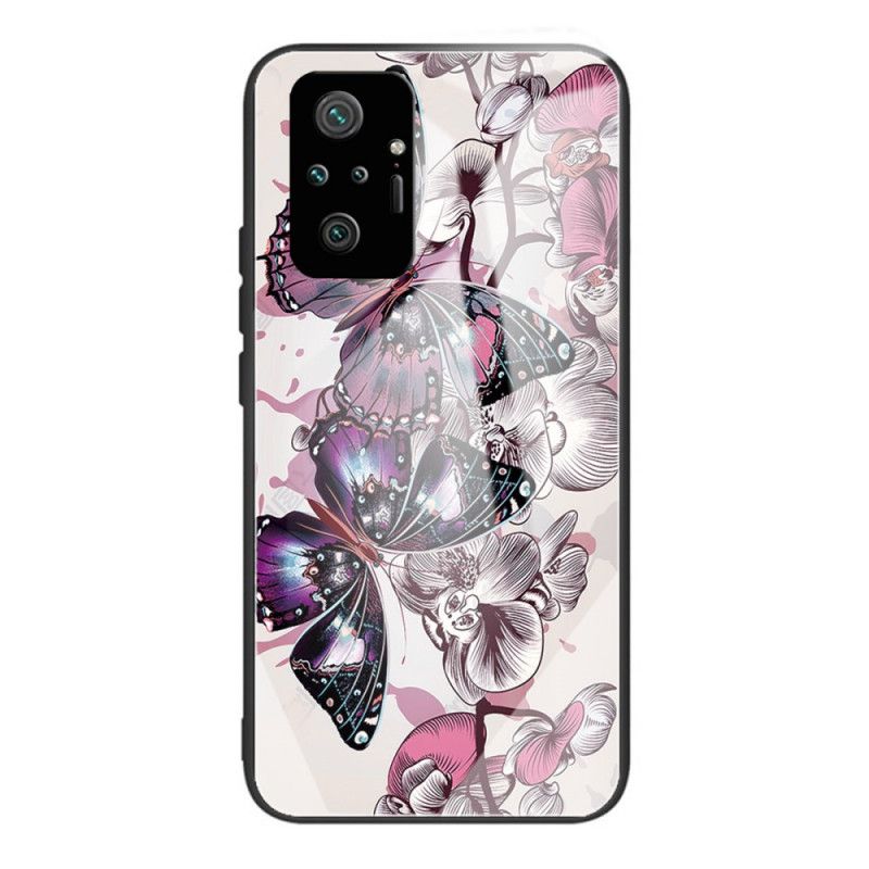 Cover Xiaomi Redmi Note 10 Pro Sommerfuglevariation Af Hærdet Glas