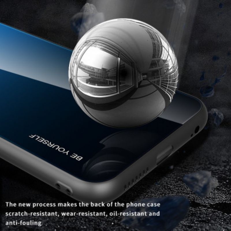 Cover Xiaomi Redmi Note 10 Pro Vær Dig Selv Hærdet Glas