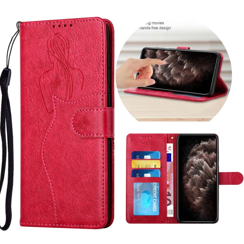 Flip Cover Xiaomi Redmi Note 10 Pro Faux Læder Silhuet