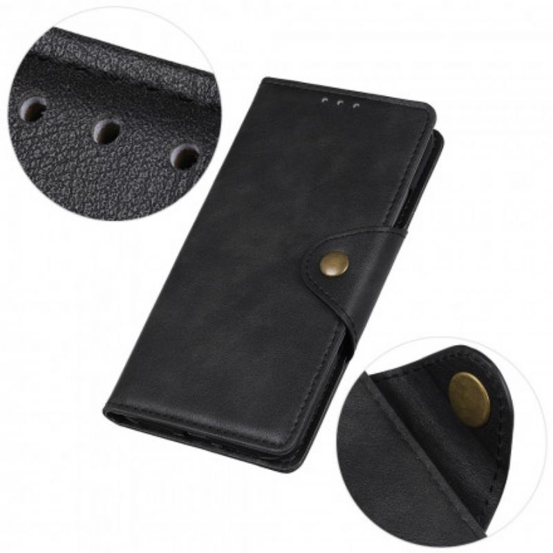 Flip Cover Xiaomi Redmi Note 10 Pro Imiteret Læderknap