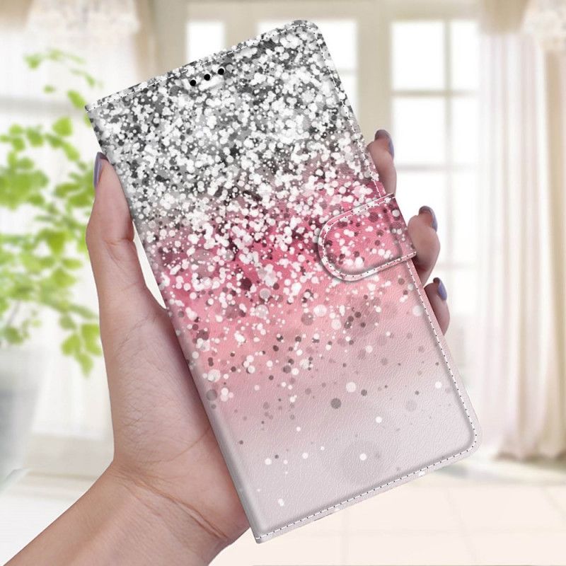 Flip Cover Xiaomi Redmi Note 10 Pro Pailletter Med Rem