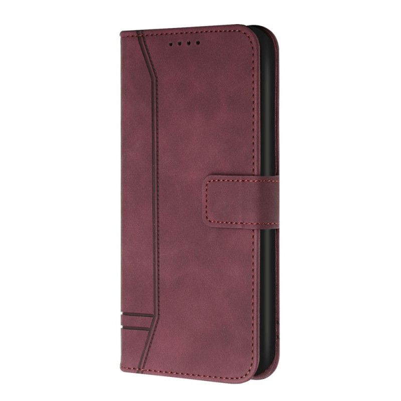 Læder Cover Xiaomi Redmi Note 10 Pro Smil Med Snor