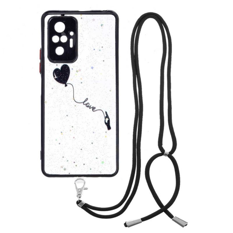 Mobilcover Xiaomi Redmi Note 10 Pro Kærlighed Med Snor