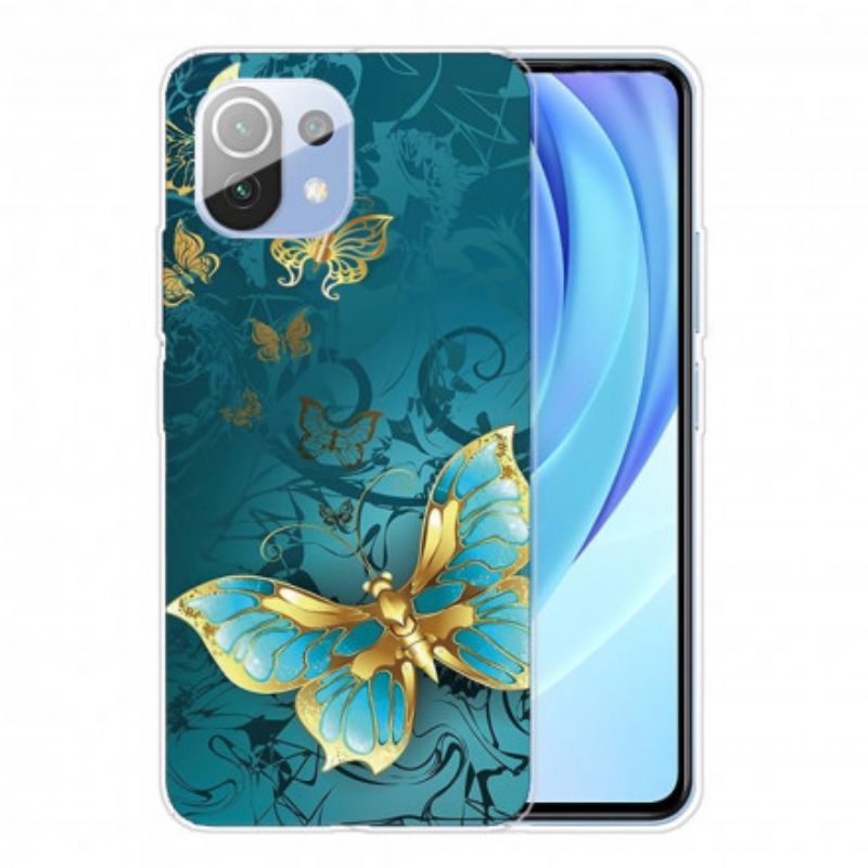 Cover Xiaomi Mi 11 Pro Fleksible Sommerfugle