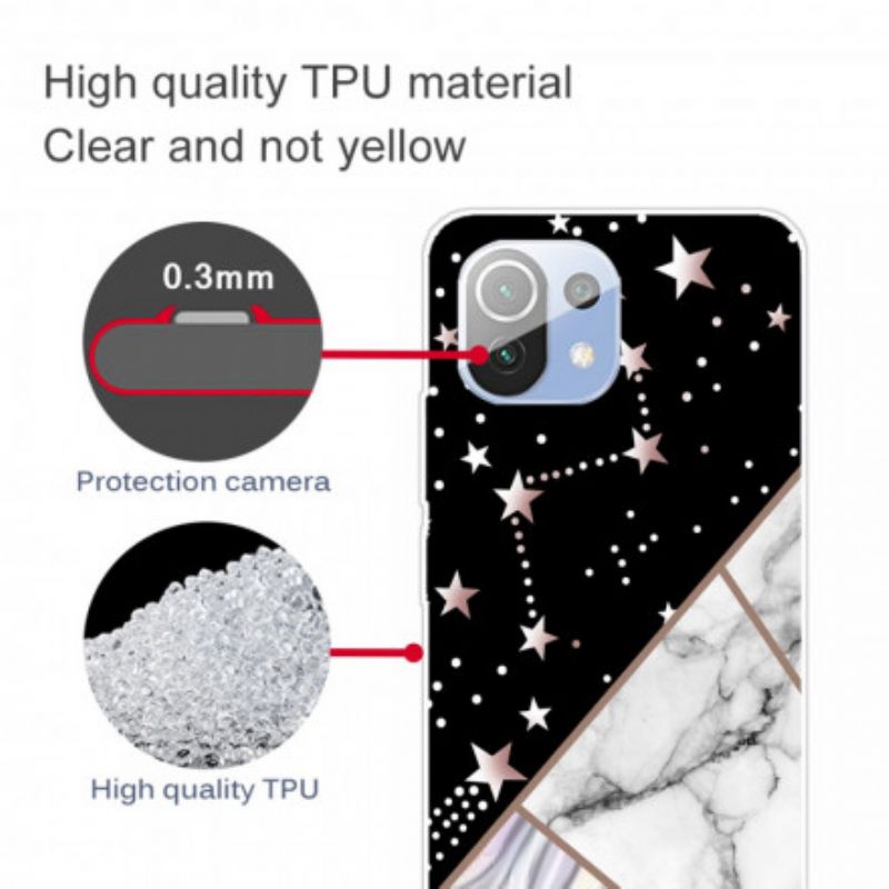 Cover Xiaomi Mi 11 Pro Marmormønster