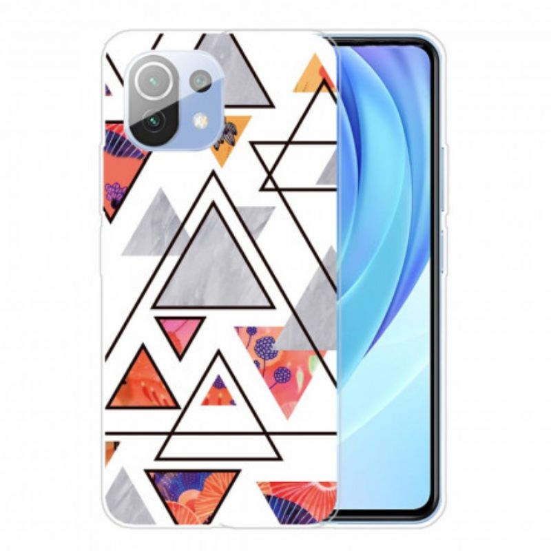 Cover Xiaomi Mi 11 Pro Marmortrekanter