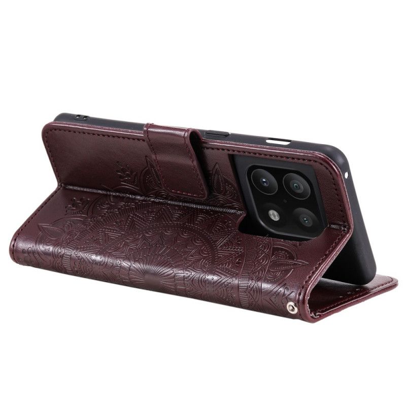 Læder Cover OnePlus 10 Pro 5G Søn Mandala