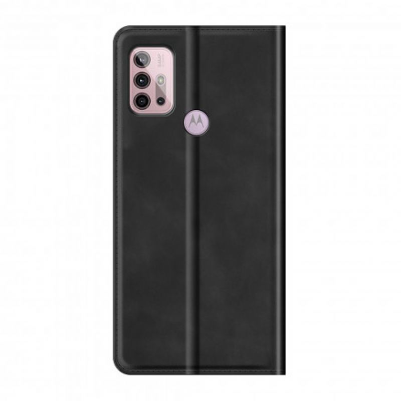 Cover Moto G10 / G30 Flip Cover Silkeblødt Lædereffekt
