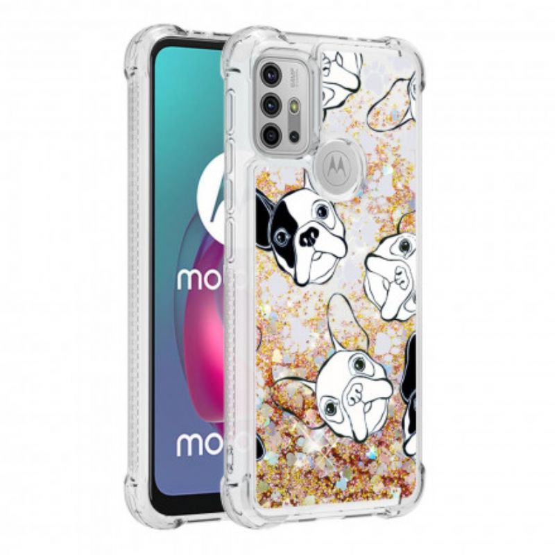 Cover Moto G10 / G30 Hr Glitter Dog