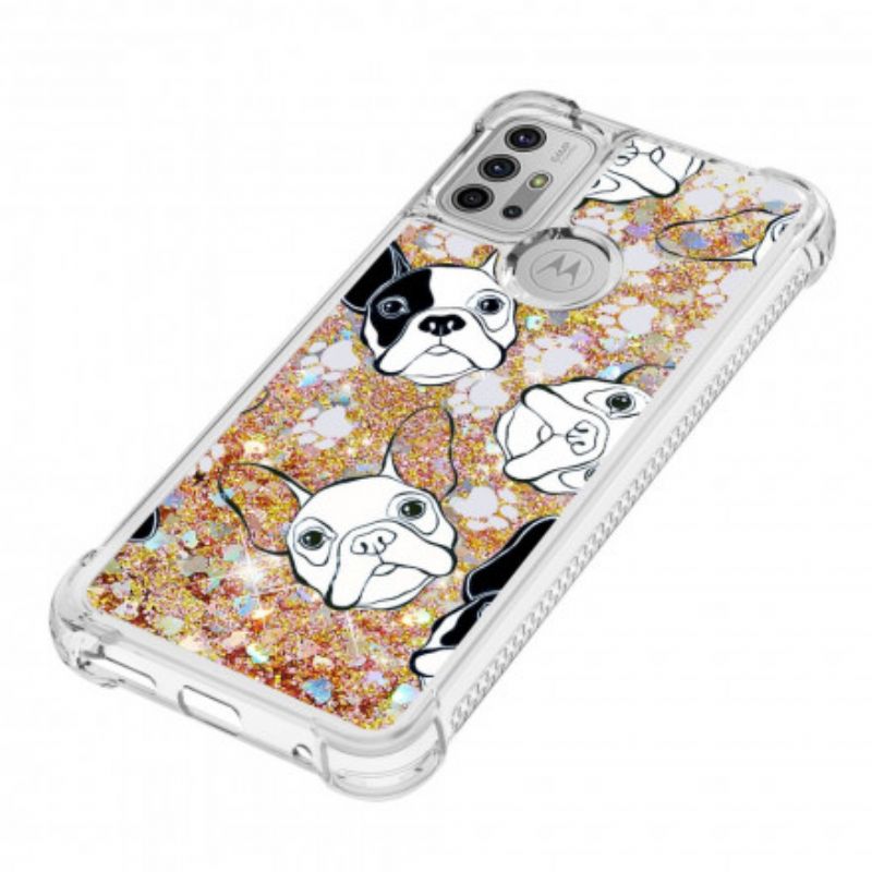 Cover Moto G10 / G30 Hr Glitter Dog