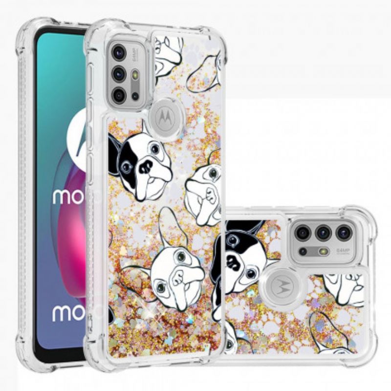 Cover Moto G10 / G30 Hr Glitter Dog