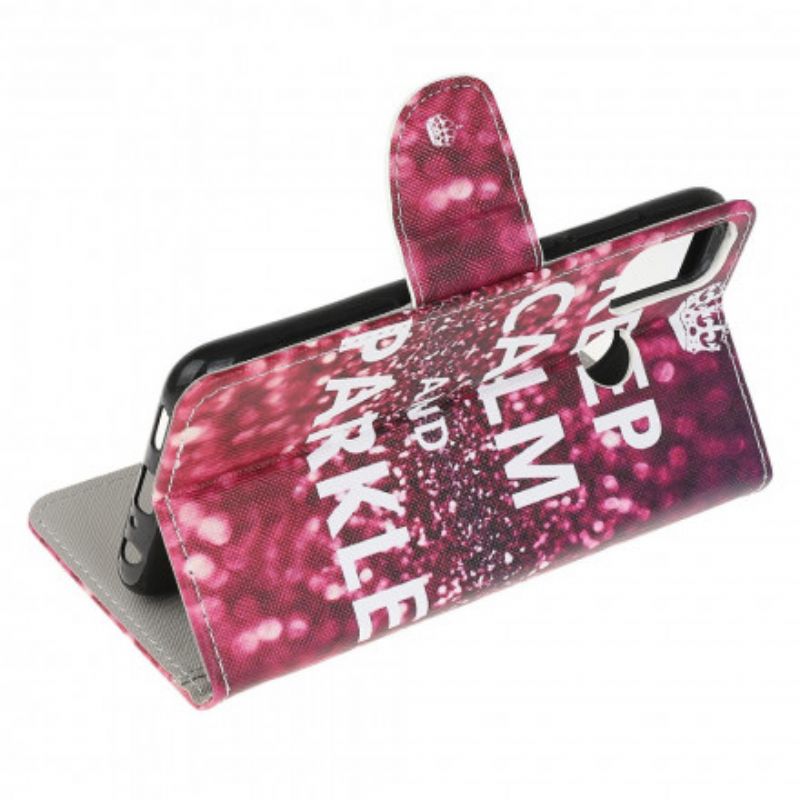 Flip Cover Moto G10 / G30 Bevar Roen Og Gnistre