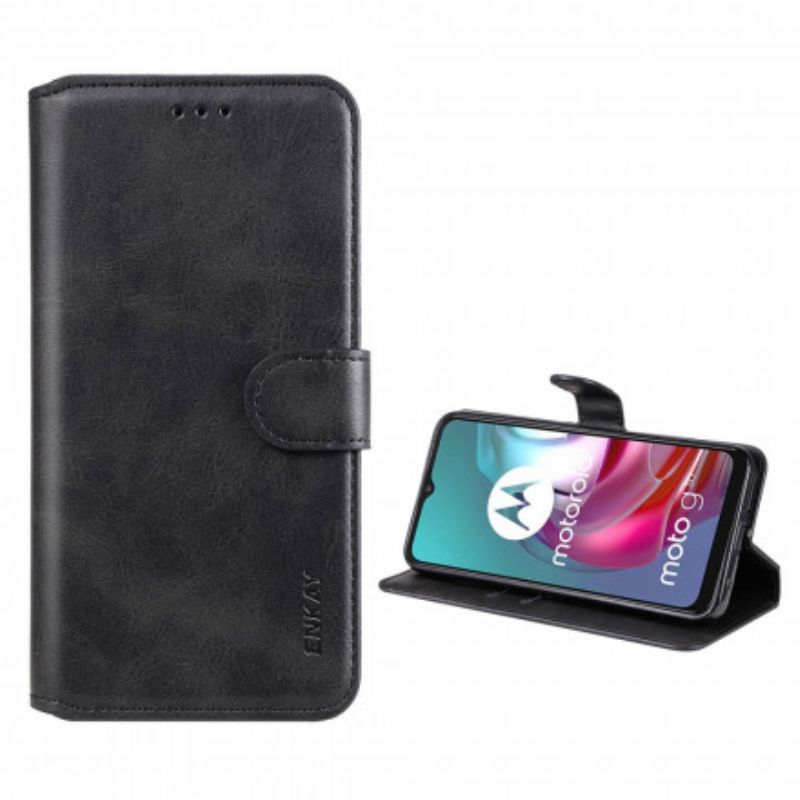Flip Cover Moto G10 / G30 Enkay Kunstlæder