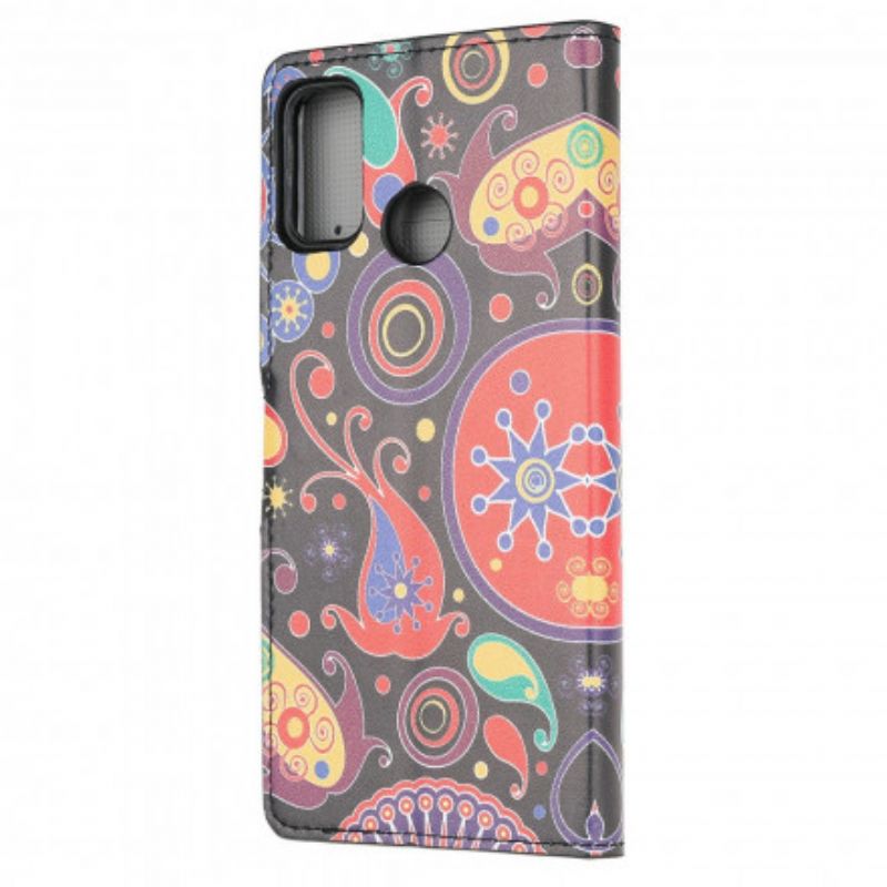 Flip Cover Moto G10 / G30 Galaxy Design