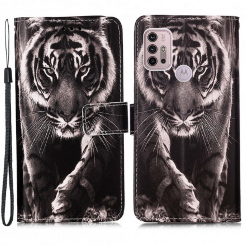 Flip Cover Moto G10 / G30 Nattiger