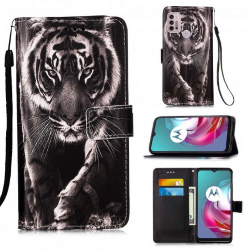 Flip Cover Moto G10 / G30 Nattiger