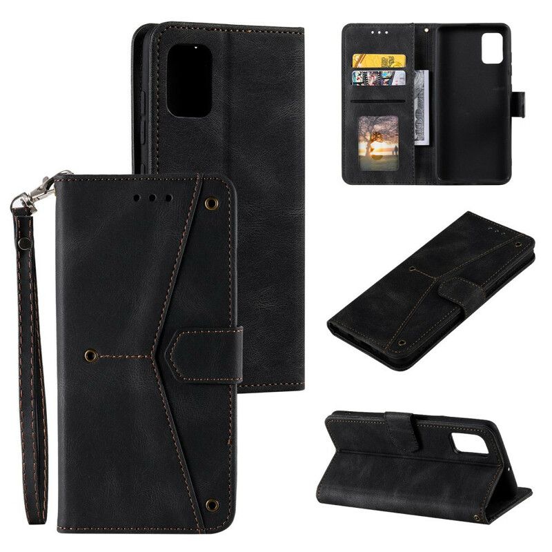 Læder Cover OnePlus Nord 2 5G Skin-touch-sømme