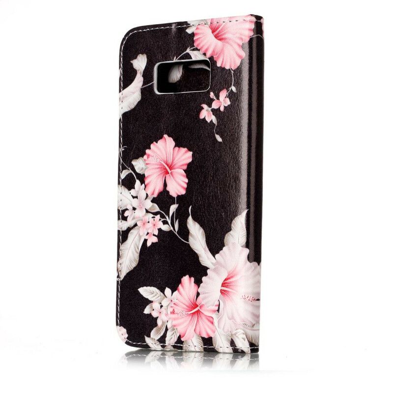 Flip Cover Samsung Galaxy S8 Ekstrem Blomster