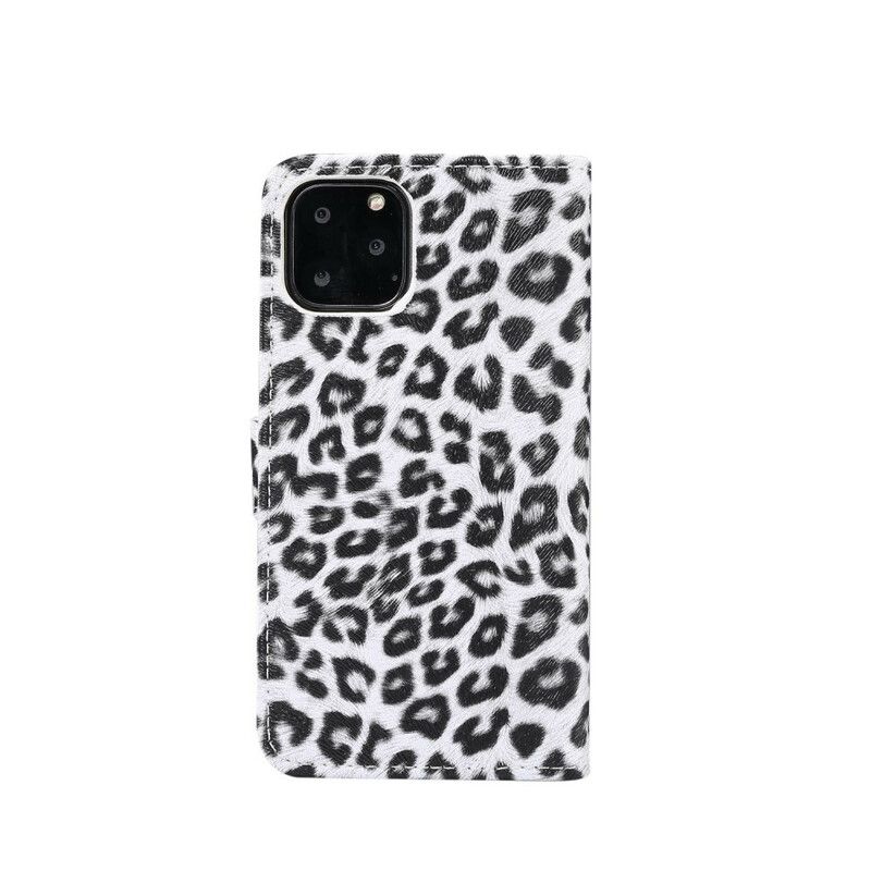Læder Cover iPhone 11 Pro Leopard