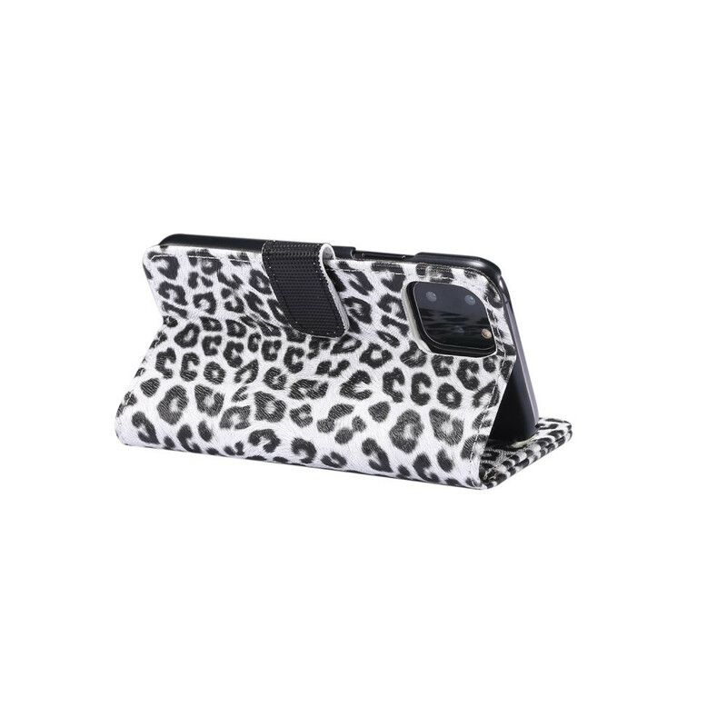 Læder Cover iPhone 11 Pro Leopard