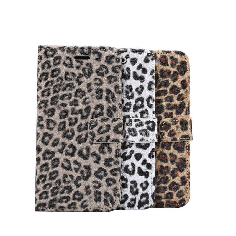 Læder Cover iPhone 11 Pro Leopard