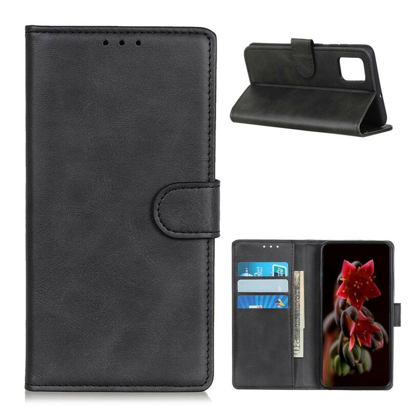 Flip Cover OnePlus 8T Retro Mat Lædereffekt