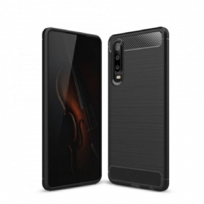 Cover Huawei P30 Børstet Kulfiber