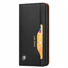 Cover Huawei P30 Flip Cover Faux Læder Kortholder