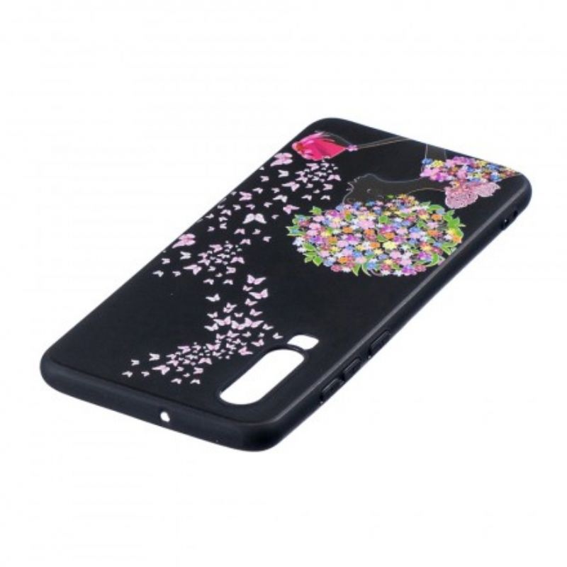 Cover Huawei P30 Kvinde Med Blomsterhoved
