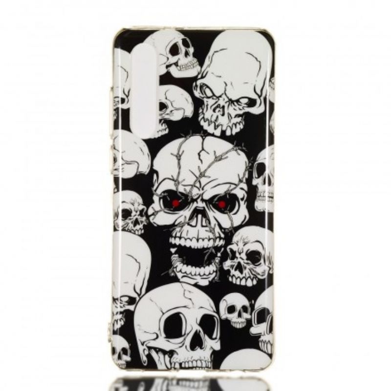 Cover Huawei P30 Pas På Fluorescerende Kranier