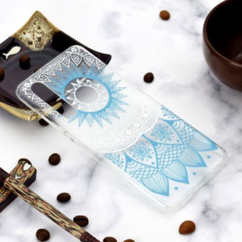 Cover Huawei P30 Transparent Farvet Mandala