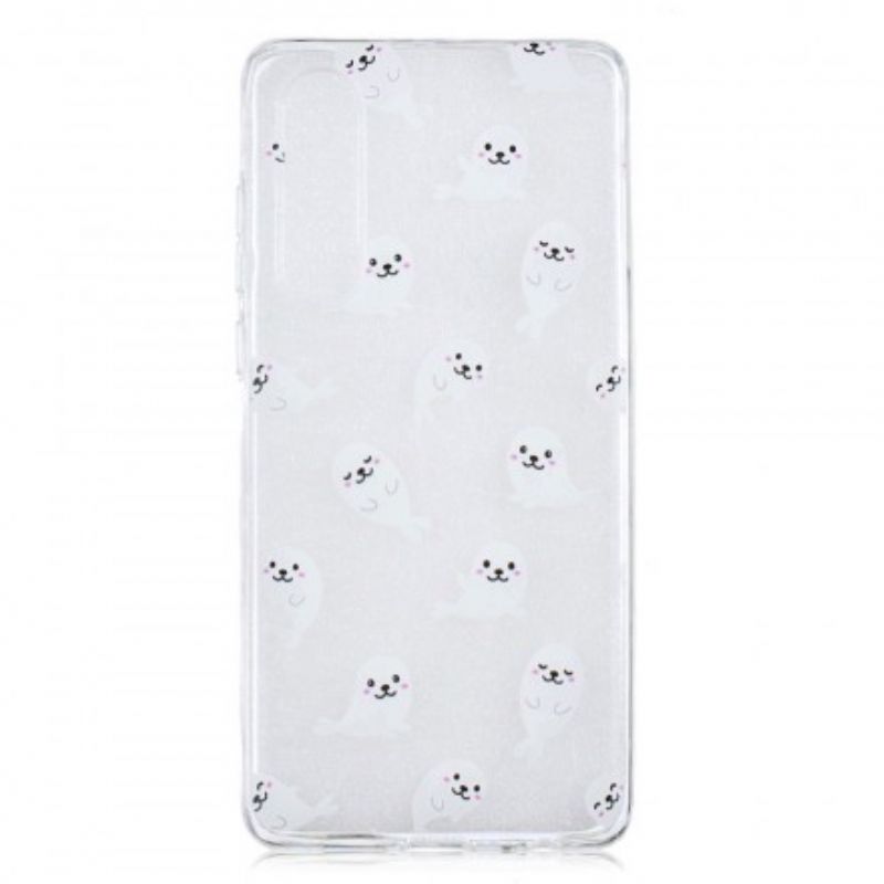 Cover Huawei P30 Transparent Sea Lions Sjov